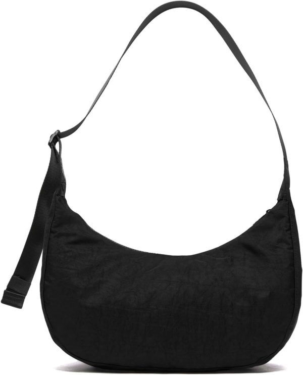 Casual Nylon Crossbody Shoulder Bag with Adjustable Strap and Inner Pockets