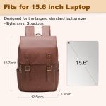 Trendy PU Leather Backpack Purse for Women Travel Use