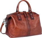Genuine Leather Satchel Tote Bag Large Crossbody Shoulder Purse