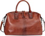 Genuine Leather Satchel Tote Bag Large Crossbody Shoulder Purse