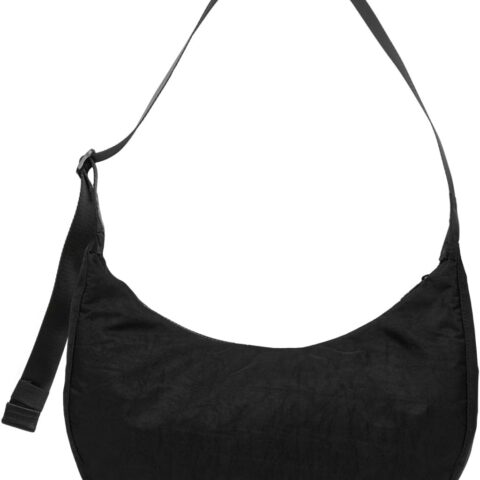 Casual Nylon Crossbody Shoulder Bag with Adjustable Strap and Inner Pockets