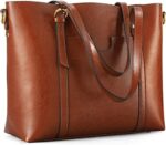 Genuine Leather Women’s Tote Handbag Large Capacity Shoulder Purse