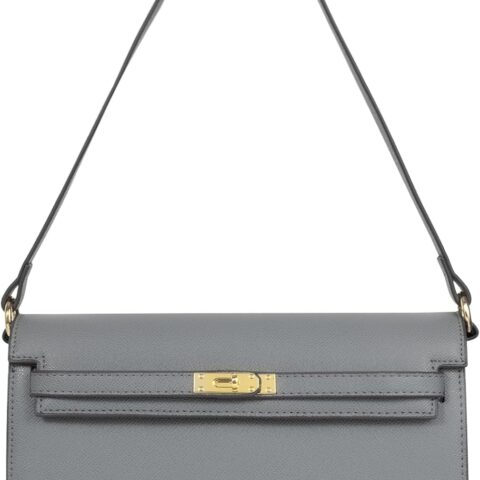 Women’s Vegan Leather Underarm Shoulder Bag with Adjustable Straps