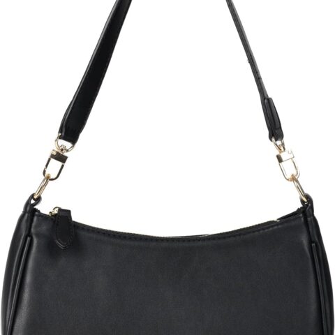 Classic Women’s Clutch Tote Shoulder Purse with Detachable Straps