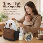 Women’s PU Leather Travel Laptop Backpack 15.6 Inch