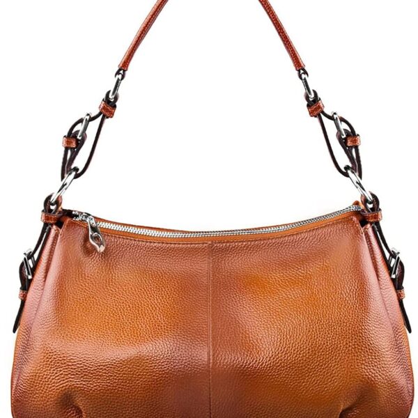 Genuine Leather Women’s Top Handle Shoulder Purse
