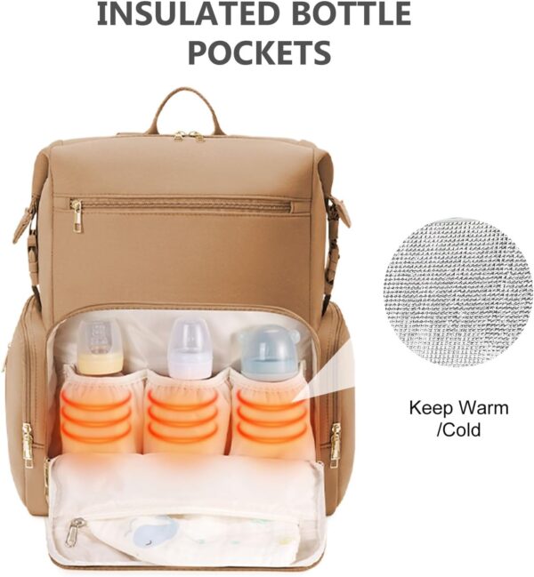 Small Baby Diaper Backpack with Changing Pad for Travel
