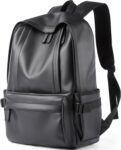 Women’s PU Leather Laptop Backpack Purse for Work and Travel