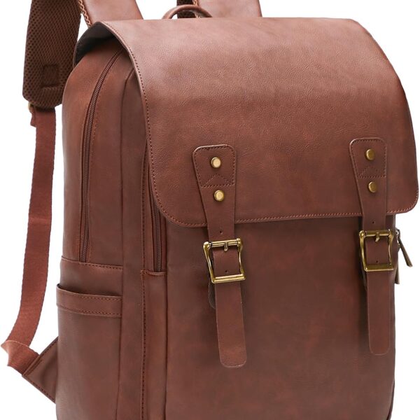 Trendy PU Leather Backpack Purse for Women Travel Use