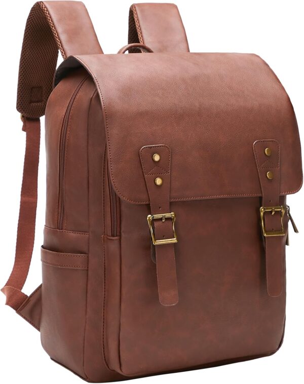 Trendy PU Leather Backpack Purse for Women Travel Use