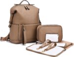 Waterproof Baby Diaper Backpack with Insulated Pockets
