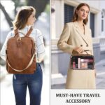 Men’s Leather Laptop Backpack for Business and Outdoor Travel
