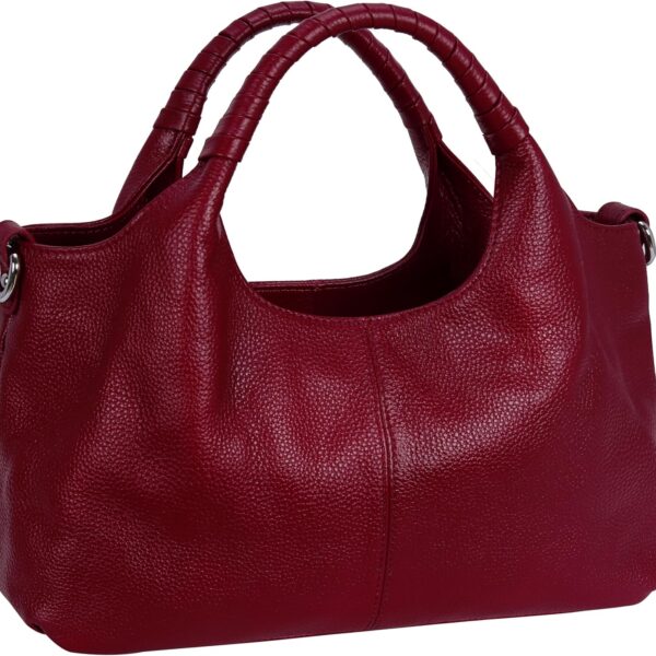 Genuine Leather Women’s Satchel Tote Crossbody Shoulder Bag