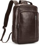 Large Capacity PU Leather Drawstring Travel Backpack